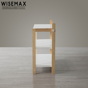 WISEMAX FURNITURE Offre Spéciale maison moderne <span class=keywords><strong>pas</strong></span> <span class=keywords><strong>cher</strong></span> étagère à chaussures en métal étagères porte stockage en bois massif chaussures casiers étagères à chaussures - Product Image 4