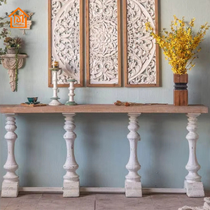 סלון מבא רהיטי עץ אלון רהיטי עץ + מגטופ ברמה גבוהה שולחן בפינה - Product Image 6