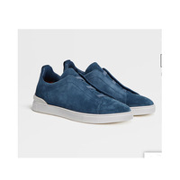 Chaussures Décontractées Homme en Cuir de Vachette Véritable et Daim de Luxe pour la Marche