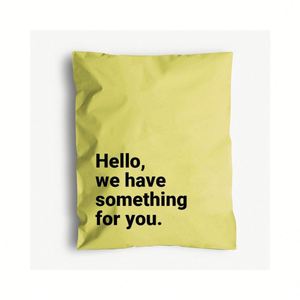 Mailer Custom Bubble Logo Citrus Handel <b>Wig</b> Pattern Designed White Customized Poly Mailers Mailing Bag Printed - Product Image 1