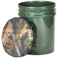 Couverture de seau rotative en mousse plastique pour abris de chasse, de tir et de pêche, et matériau de camouflage, fabriquée en Chine