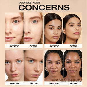 OEM High Quality Private Label Matte Waterproof Oil-Control Dark Cream <b>Foundation</b> Long Lasting Makeup - Product Image 6