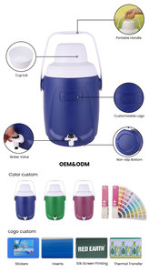 Custom <strong>5</strong> <strong>Gallon</strong> <strong>Water</strong> Cooler <strong>Jug</strong> Portable Cute Multifunctional Plastic Table <strong>with</strong> <strong>Faucet</strong> for Car <strong>with</strong> White Lid - Product Image 4