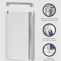Étui de protection magnétique en acrylique transparent de qualité supérieure pour cartes gradées PSA, résistant aux UV, taille et couleur personnalisables, design rectangulaire moderne
