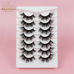 <span class=keywords><strong>Cils</strong></span> <span class=keywords><strong>faux</strong></span> en vison synthétique Abestyou, <span class=keywords><strong>effet</strong></span> 3D, bande complète, faits à la main, super fins, naturels, longs, volume <span class=keywords><strong>russe</strong></span>, <span class=keywords><strong>cils</strong></span> vaporeux - Product Image 6