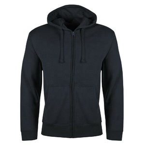 Sudadera con capucha para hombre y mujer, con logotipo bordado personalizado, forro polar liso con cremallera, Tops informales para gimnasio, talla S a 6XL - Product Image 3