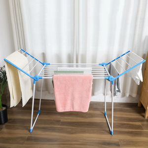 Kaymaz Tabanlı Dikdörtgen Şekilli Geri Çekilebilir <span class=keywords><strong>Metal</strong></span> Çamaşır Kurutmalığı Avrupa Tipi İç Mekan Balkon Teleskopik Hareketli Çamaşır Askılığı - Product Image 3