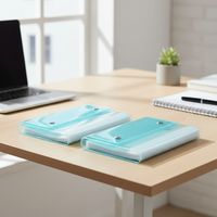 Carnet de notes A6 de luxe à paillettes, classeur à 6 trous, journal professionnel, classeur de budget transparent – Meilleur prix de gros