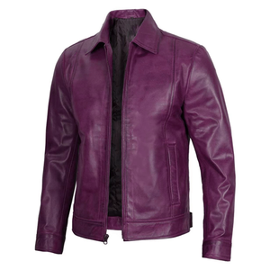 Wholesale Genuine <b>Leather</b> Jacket Manufacturer Custom <b>Men</b> Biker <b>Bomber</b> Racer Moto Jacket Premium Fashion Outerwear OEM ODM - Product Image 6