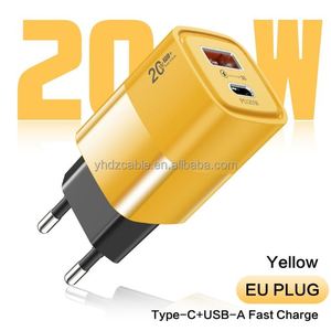อะแดปเตอร์ชาร์จเร็ว 20w PD QC3.0 ช่องเสียบ USB สำหรับชาร์จเร็ว รองรับปลั๊ก EU และ US สำหรับ iPhone 16 15 14 - Product Image 3