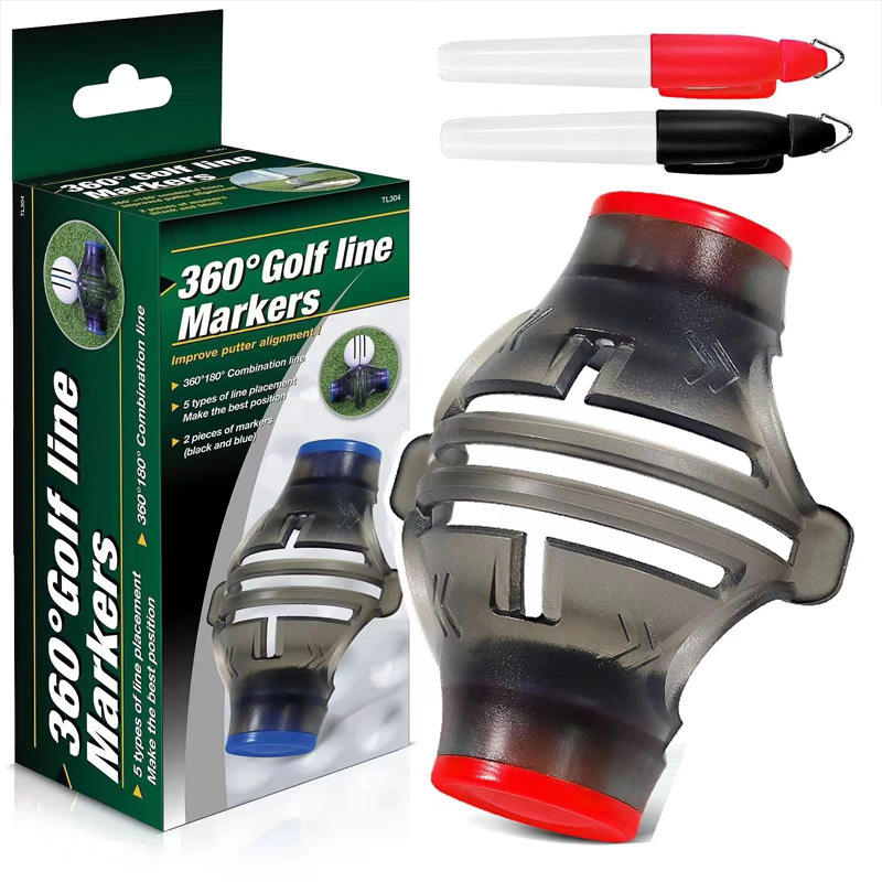 ปากกา 360 Line Marker (สีแดง) 1 + 2 ปากกา (กล่อง)