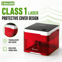 Macchina per Incisione Laser Portatile X-PRO 455nm 1064nm Doppio Laser, Incisore Laser per Metallo, Legno, Pelle, Artigianato Personalizzato OEM
