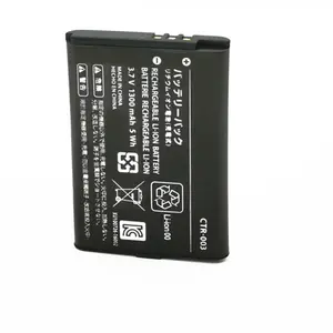 CTR-003 Dung Lượng Cực Cao Pin Thay Thế Li-ion 1300MAh Cho Máy Chơi Game <span class=keywords><strong>Nintendo</strong></span> 3DS N3DS/2DS /2DS /2DS Mới Bộ Pin - Product Image 1