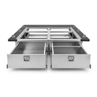 Système de tiroirs de chargement pour camion en alliage d'aluminium imperméable pour camping en 4x4