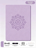 Tapis de yoga double de grande taille en TPE de haute qualité, antidérapant, épaissi et silencieux, pour les séances de yoga parent-enfant, les entraînements à domicile et la danse