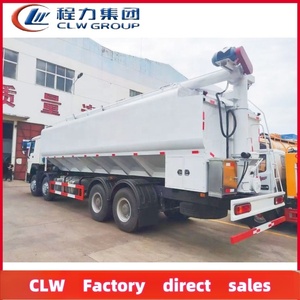 Structure supérieure diesel personnalisée 6-45cbm Nouveau camion d'alimentation en vrac de bétail de volaille Transport de grain Véhicule de livraison d'aliments pour ferme - Product Image 4