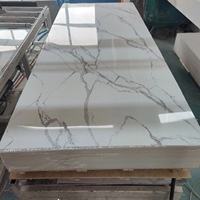 Panel de Pared de PVC Impermeable de Alto Brillo de 1220x2440, Paneles UV para Decoración de Paredes Interiores de Baños, Panel de Pared Moderno 3D