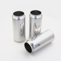 Canette en aluminium vide recyclable standard ou personnalisée de 250 ml, 330 ml, 500 ml pour l'emballage de boissons avec service OEM ODM