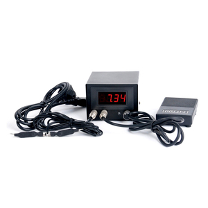 แหล่งจ่ายไฟดิจิตอล LCD ขนาดเล็กแบบสี่เหลี่ยมสำหรับเครื่องสักโรตารี่ ชุดอุปกรณ์เสริมสำหรับสตูดิโอ - Product Image 3