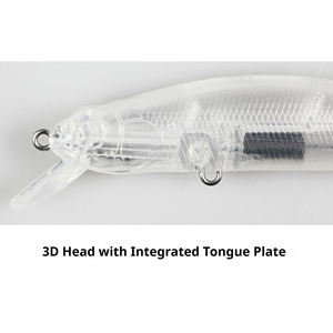 Leurre flottant centrifuge magnétique pour la pêche en eau salée, corps d'appât artificiel à peindre soi-même pour la pêche en mer - Product Image 2