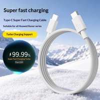 Câble de charge rapide et de transfert de données USB-C vers USB-C double Type-C TPE 6A pour accessoires mobiles Android iPhone iOS – Vente en gros