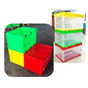 مخصص تسليم صندوق بلاستيكي قلاب النقل تخزين قفص بلاستيك الثقيلة حمل مربع - Product Image 6