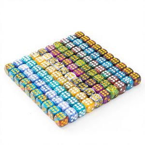 Paquete a Granel de <span class=keywords><strong>Dados</strong></span> Poliédricos de Colores Surtidos con Diseño Moteado <span class=keywords><strong>para</strong></span> Juegos de Mesa, Casino, Craps, Yahtzee - Product Image 1