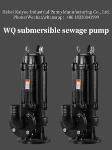 Three-phase 380V Municipal Large Flow Non-clogging WQ <b>Submersible</b> Sewage <b>Pump</b> - Product Image 2