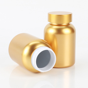 Botellas Vacías Premium Doradas de 130 ml para Suplementos, Cápsulas, Almacenamiento de Dulces, Botellas de Plástico para Vitaminas, Suministro al por Mayor - Product Image 5