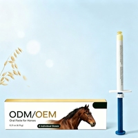 Gel nutritionnel probiotique aromatisé à la pomme pour chevaux - Mélange nutritionnel sans céréales - Commandes en gros personnalisées