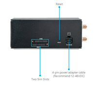 Routeur cellulaire 5G industriel SERIALLINK | Routeur 5G LTE avec sortie 2X2 2.4G/5.8G WIFI6 POE48V pour CCTV IOT