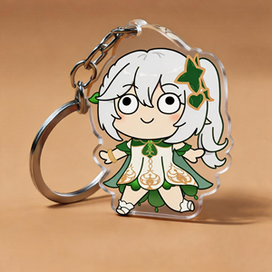 Custom Cartoon and <b>Anime</b> Acrylic UV Printing Waterproof Key Chain Bag Hanging Decoration Custom Logo Promotional - Product Image 1