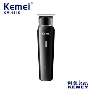 Tondeuse à cheveux Kemei 1200 mAh, alimentée par batterie, longueur réglable, écran LED, pour salon et usage domestique - Product Image 4