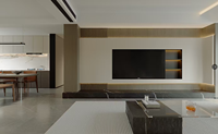 Service de design d'intérieur complet pour villa moderne sur mesure, conception de décoration intérieure résidentielle avec rendu 3D