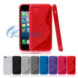 Color puro, suave de silicona TPU de la <span class=keywords><strong>caja</strong></span> del teléfono de la moda para Apple <span class=keywords><strong>IPhone</strong></span> <span class=keywords><strong>5C</strong></span> - Product Image 2