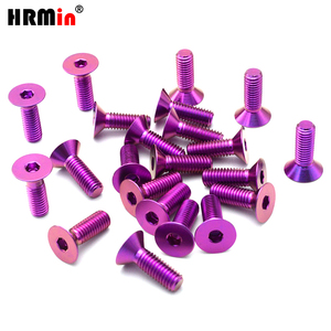 Hrmin Ti-6Al-4V Gr.5ไทเทเนียมอัลลอยเกรด10.9ใหม่6ชิ้นรุ่นใหม่พร้อมสกรูพวงมาลัย6ชิ้น - Product Image 6