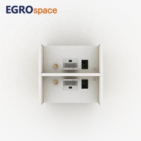 Solution d'espace commercial EGROspace : cloison de bureau en verre pour centre d'appels, poste de travail de bureau avec bureau rond