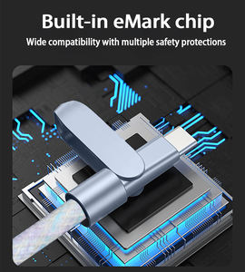 2027 nouveau câble de lanière de lancement double type-c 60W charge Super rapide PD Compatible cou sangle données câble suspendu - Product Image 4