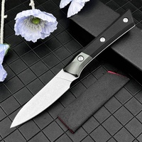 Couteau de chasse à lame fixe forgé à la main, manche en bois de fer du désert, couteau de survie pour le camping en plein air