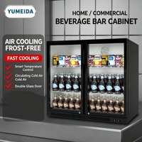 Lemari Pendingin Minuman Premium dengan Pintu Kaca untuk Bar dan Lounge Kelas Atas dengan Desain Hemat Energi