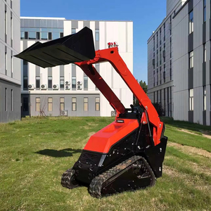 Hot <strong>Sale</strong> 650Kg Loading 25HP Diesel Mini Skid Steer EPA Kubota Engine Mini Tracked Skid Steer Loader with <strong>Digger</strong> - Product Image 3