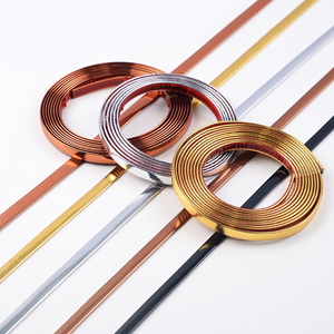 Tự dính kim loại màu góc đúc/TRIM/cạnh dải cho tường/trần trang trí - Product Image 4