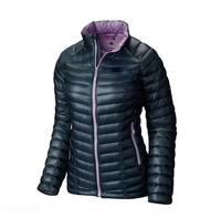 Marineblaue Wasserdichte Daunenjacke für Damen bei Kaltem Wetter