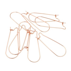 Stainless Steel Ear <b>Clips</b> Drop Shape For Earring Making DIY Jewelry Findings Rose Gold <b>Silver</b> Gold Color - Product Image 2
