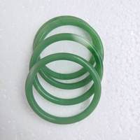Bracelet jonc en verre artistique imitation pierre de jade verte synthétique multicolore de 8 mm, vente en gros
