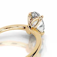 Bague de mariage pour femme MuShan en argent sterling 925, avec diamant Moissanite 2 carats couleur D, plaqué or 18 carats