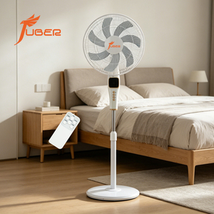 Ventilateur sur pied haute performance de 16 pouces avec télécommande, grille en maille, certifié CE/CB/ROHS, prix de gros - Product Image 2