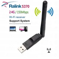 Tarjeta de red inalámbrica portátil de 150Mbps, receptor USB, adaptador inalámbrico externo para PC portátil, productos de tecnología RT5370 en stock