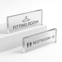 Enseigne de magasin en acrylique de luxe, personnalisée, imprimée en UV, plaque commerciale, signalétique extérieure pour boutique, enseigne de porte de magasin