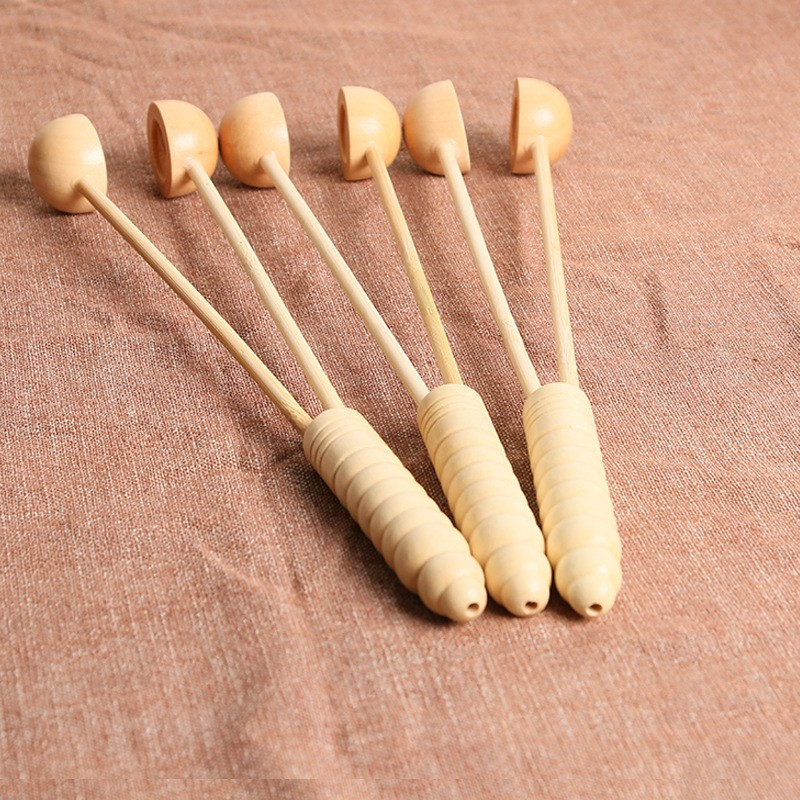 Family Portable Wooden Rattle Hammer Multi-functional Scratching Back Meridian Fitness Itching Foot Massage Hammer